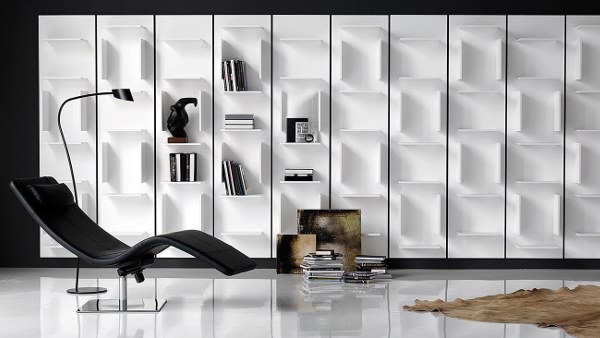 Libreria a parete design Cattelan