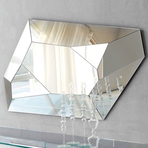 Diamond - Specchio sagomato 50x70cm a forma di diamante
