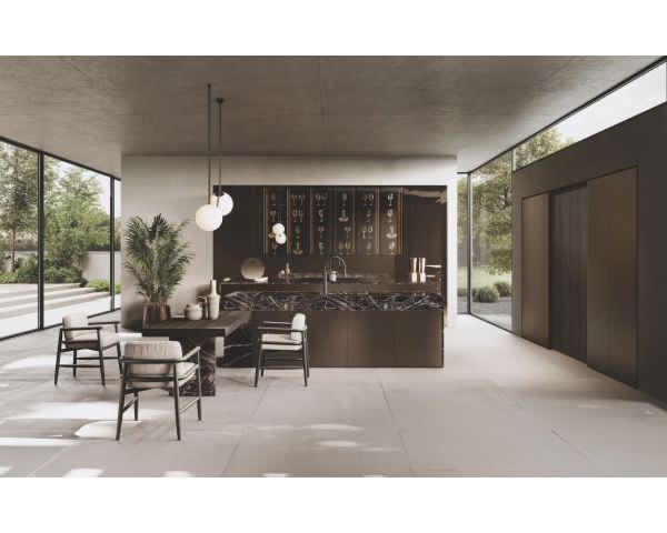 Cucina Bluna Tech Alluminio Binova