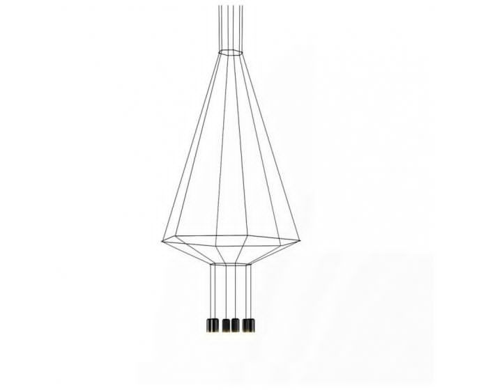 Vibia Sospensione Wireflow 6 Leds