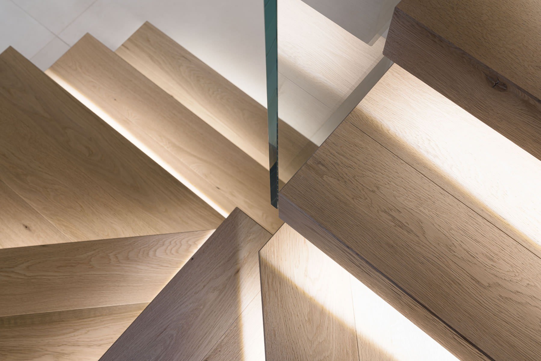 Particolare scala, progetto arredo residenziale Carlentini