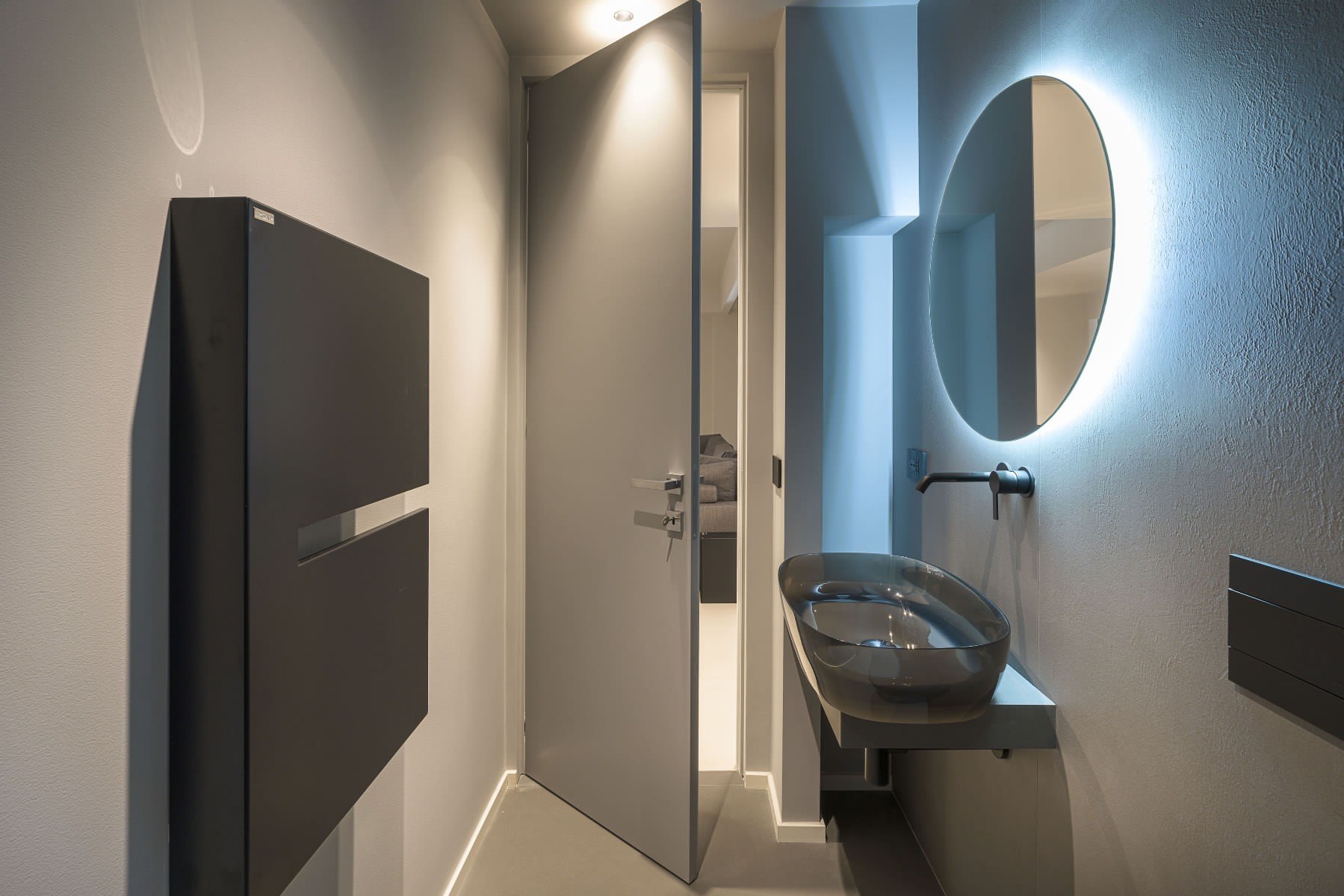 Bagno design, progetto arredo residenziale Carlentini