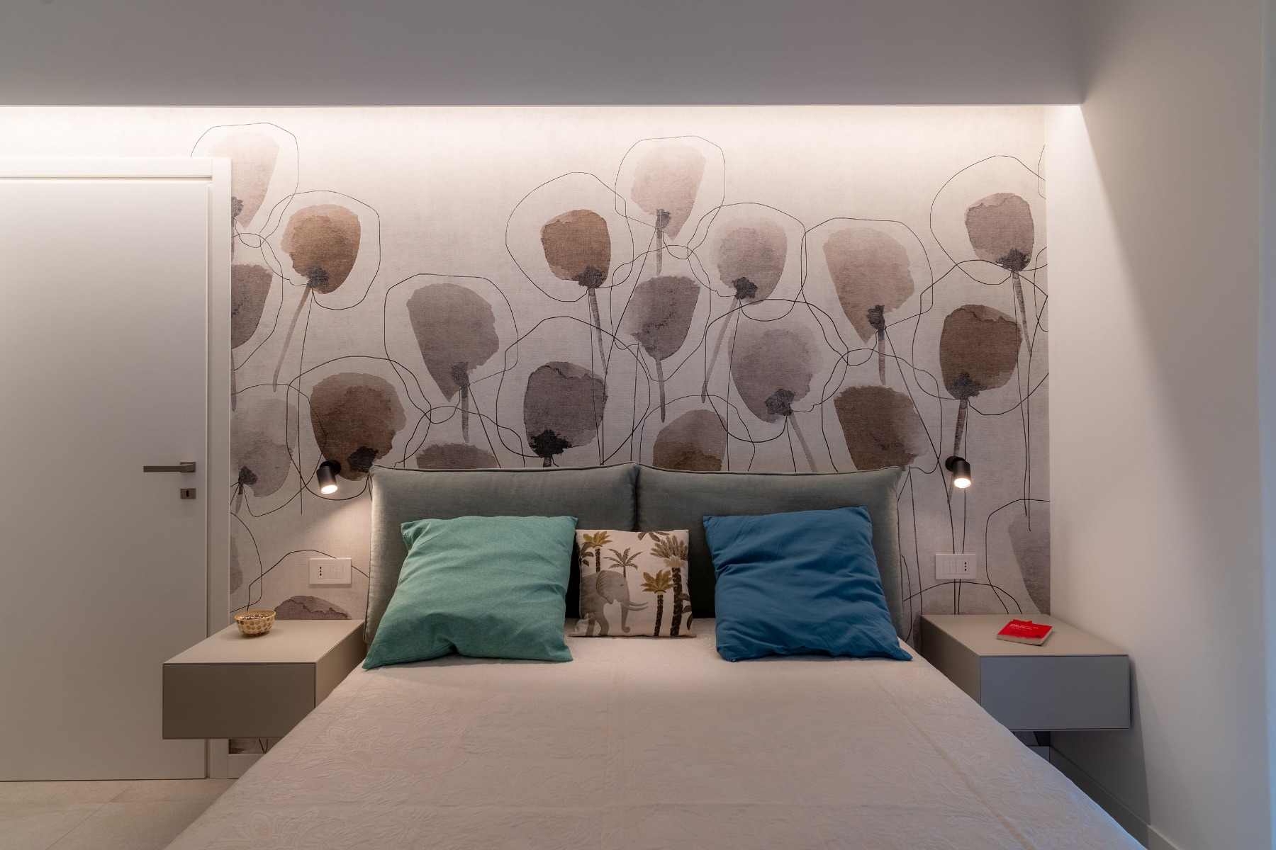 Arredamento residenziale, progetto interior design: Camera da letto Sangiacomo con letto Twils modello Blanca