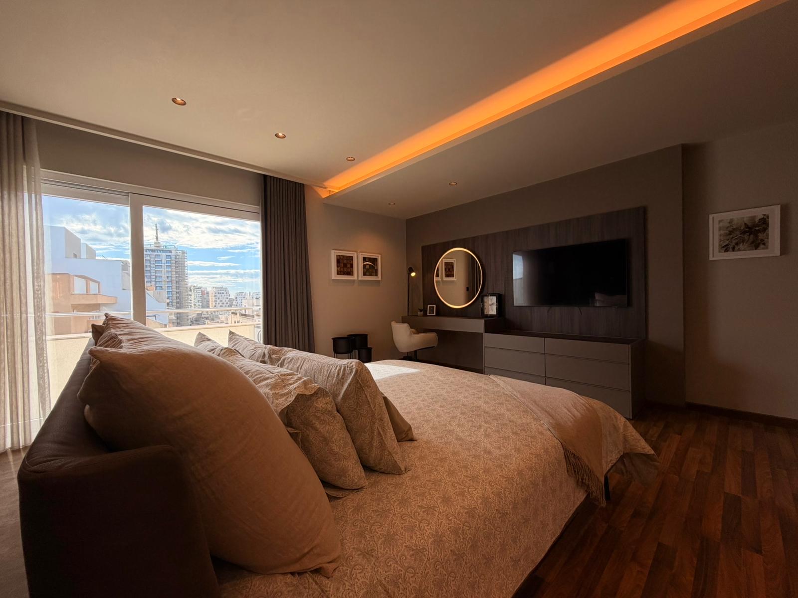 Arredamento residenziale, progetto interior design, camera da letto Sangiacomo