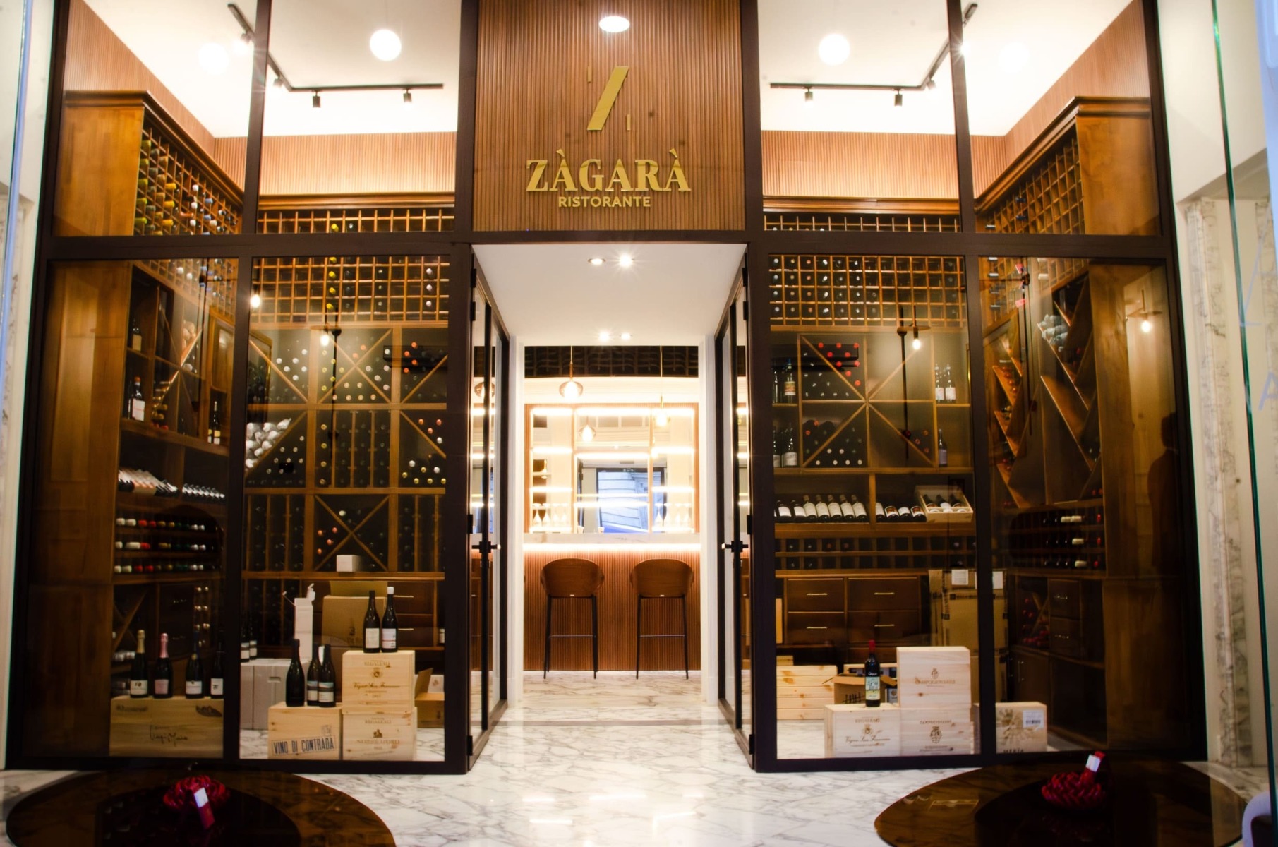 Interior design luxury, ristorante Zagarà