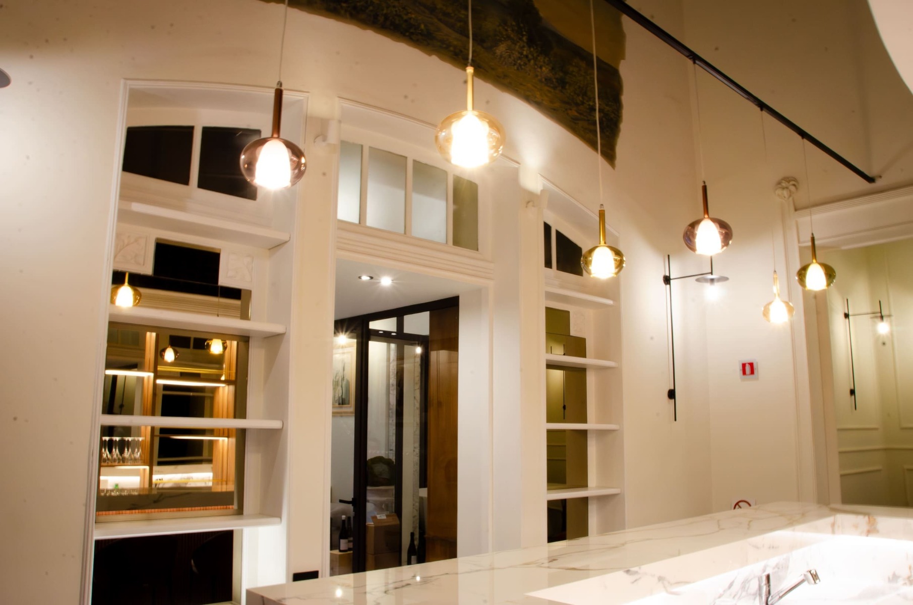 Progetto interior design, Ristorante Zagara, cucina Principio snaidero
